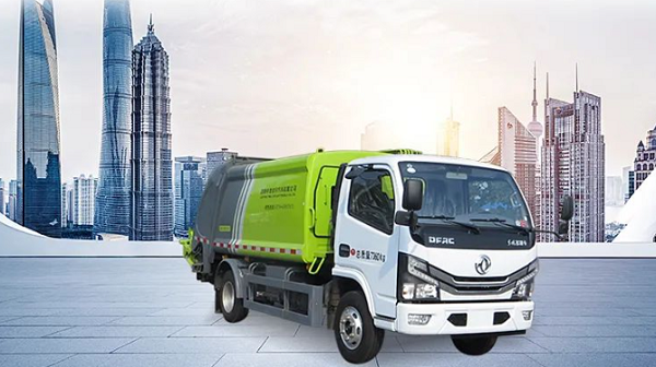 凌宇壓縮式垃圾車-固廢生活垃圾污物克星！